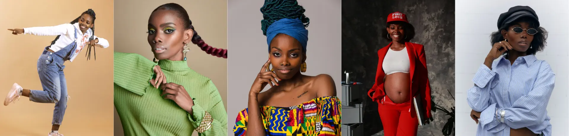 Lucy Gathoni – Porträt und verschiedene Looks